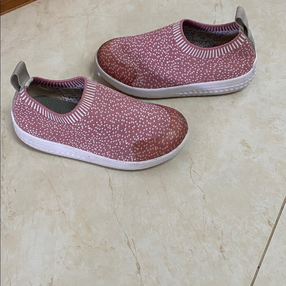 Girls Minimoc Heyfolks Pink Slip-On Shoes C9 - Picture 2 of 6